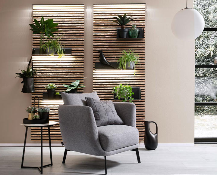 Pflanzen im Wohnraum • Relaxsessel • Möbel Schäfer